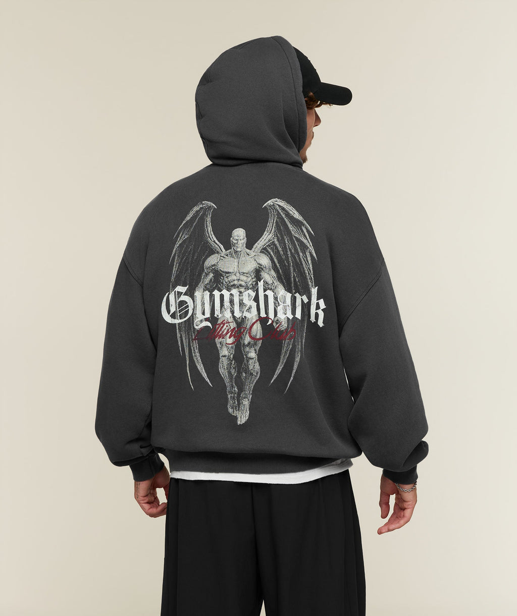 Vengeance Washed Graphic Hoodie - Onyx Grey/Wash ;)