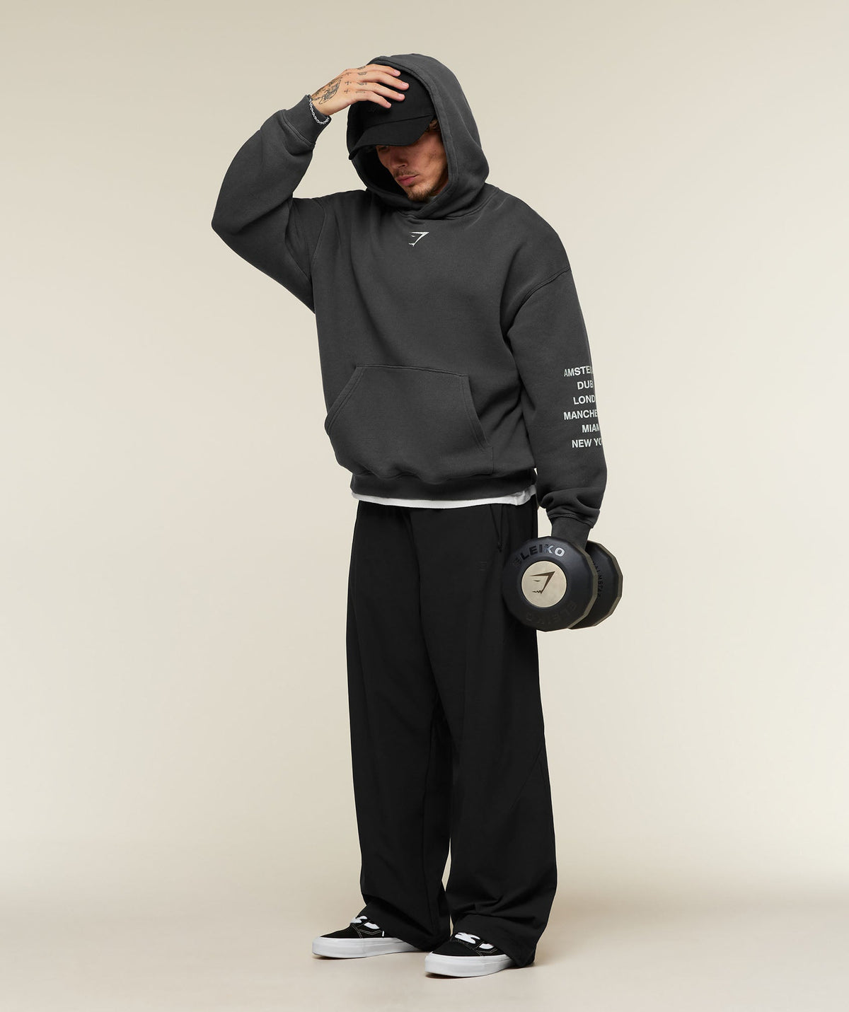Vengeance Washed Graphic Hoodie - Onyx Grey/Wash ;)