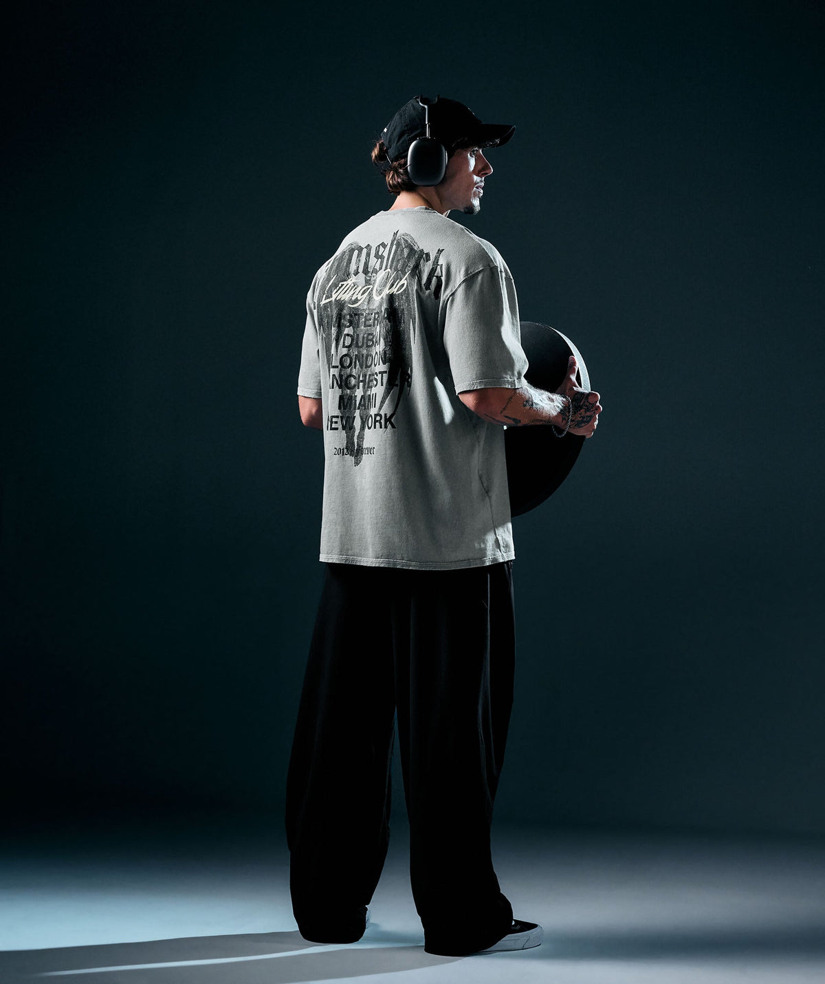 Vengeance Graphic T-Shirt - Smokey Grey/Wash ;)