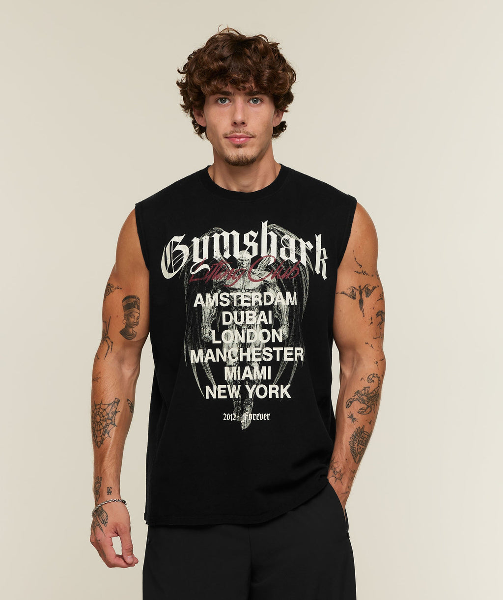 Vengeance Graphic Tank - Black/Wash ;)