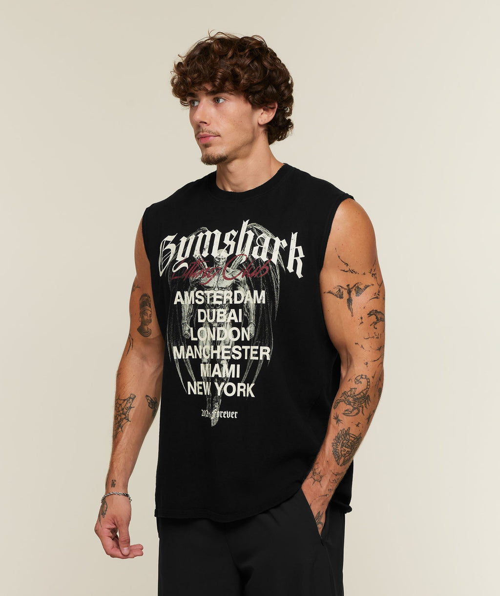 Vengeance Graphic Tank - Black/Wash ;)