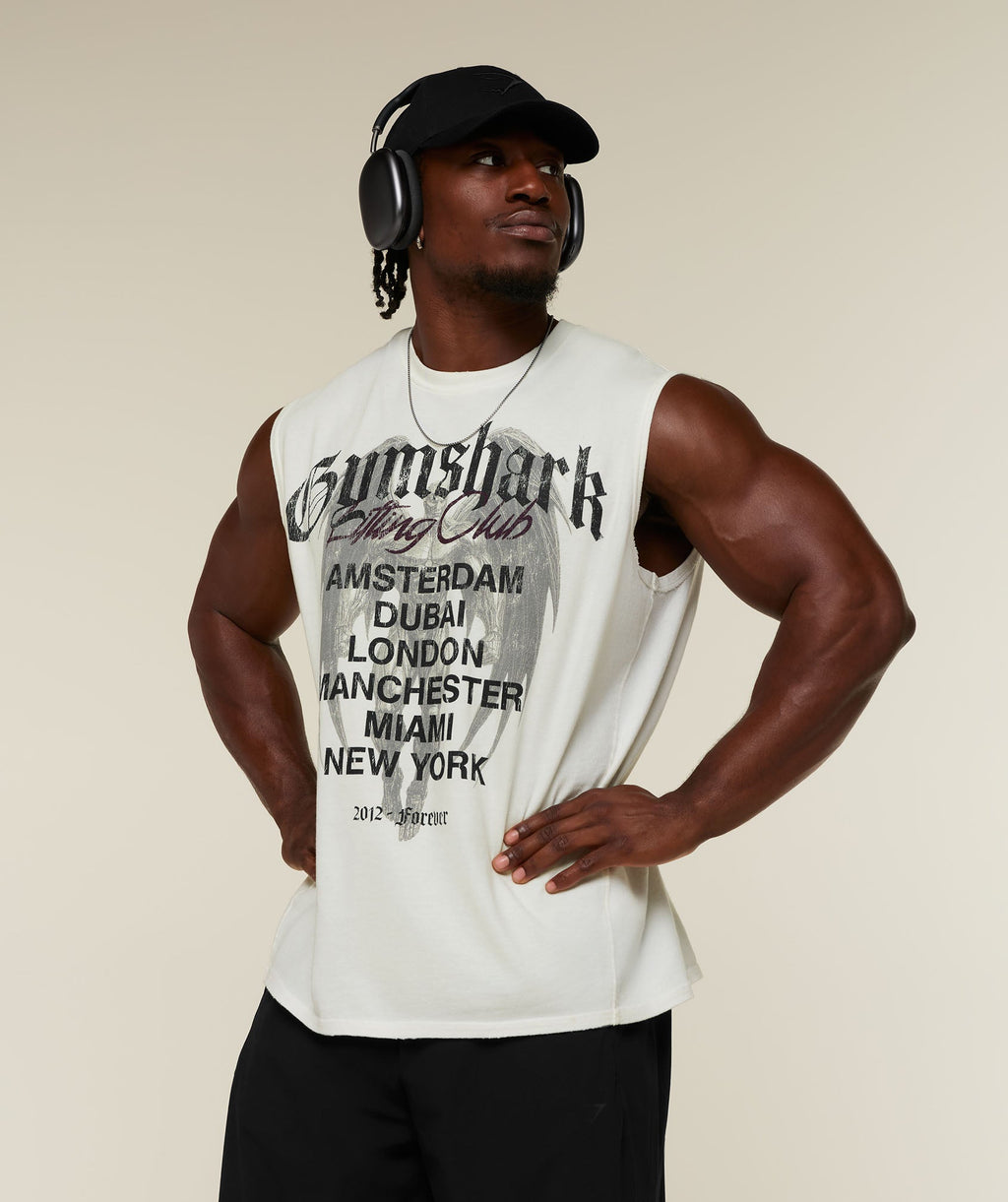 Vengeance Graphic Tank - Soft White/Wash ;)