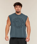 Gymshark Vintage Legacy Tank Azul - frente