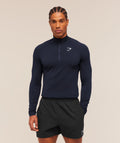 Vital Seamless 1/4 Zip - Navy/Heavy Blue ;)
