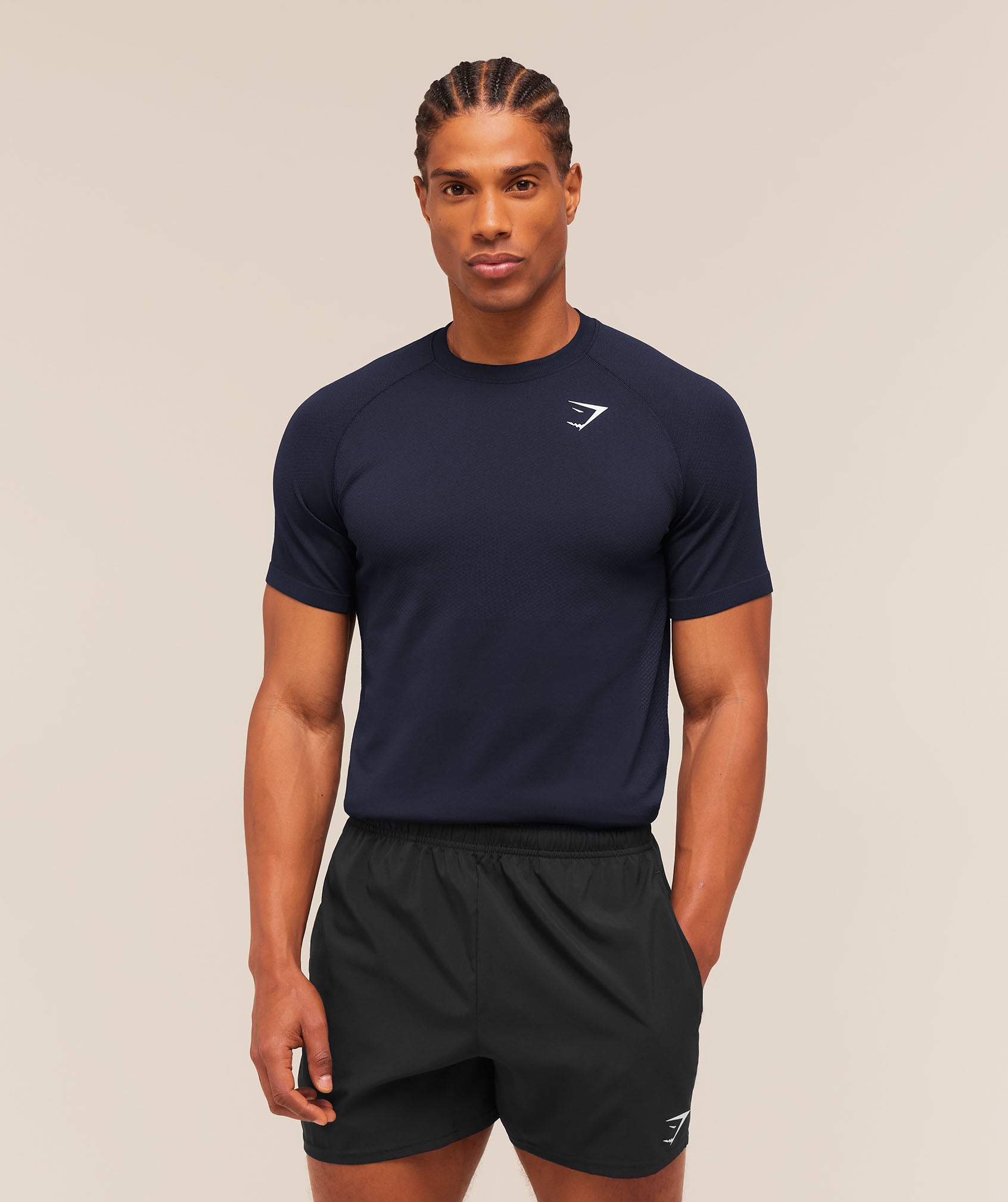 Vital Seamless T-Shirt - Navy/Heavy Blue