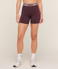 Waistband Logo Shorts - Cherry Purple
