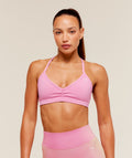 Washed Minimal Sports Bra - Focus Pink/Wash
