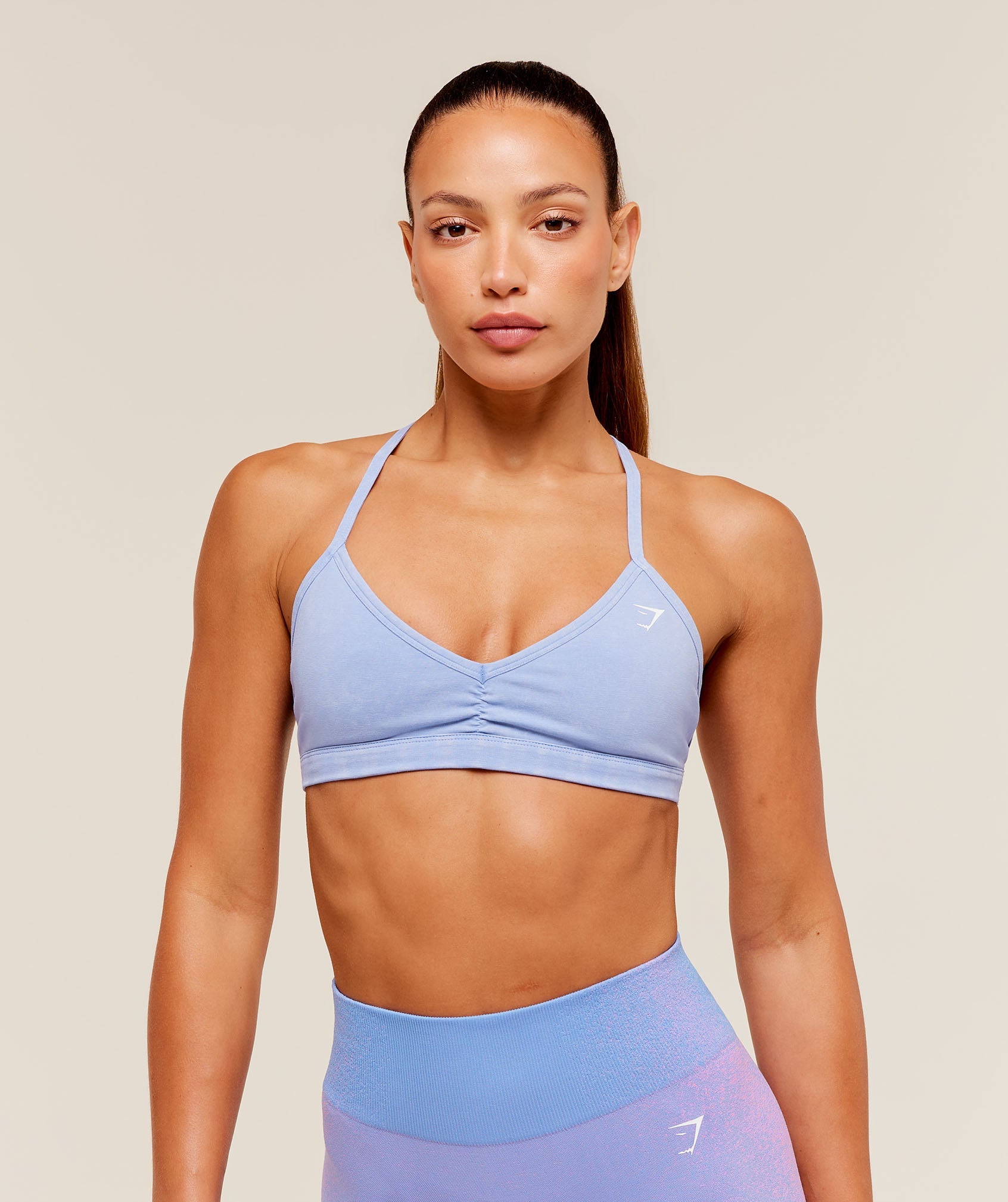 Washed Minimal Sports Bra - Steady Purple/Wash