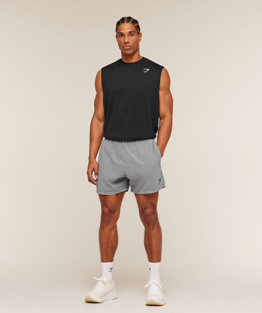 Washed Pastels Shorts - Black/Wash