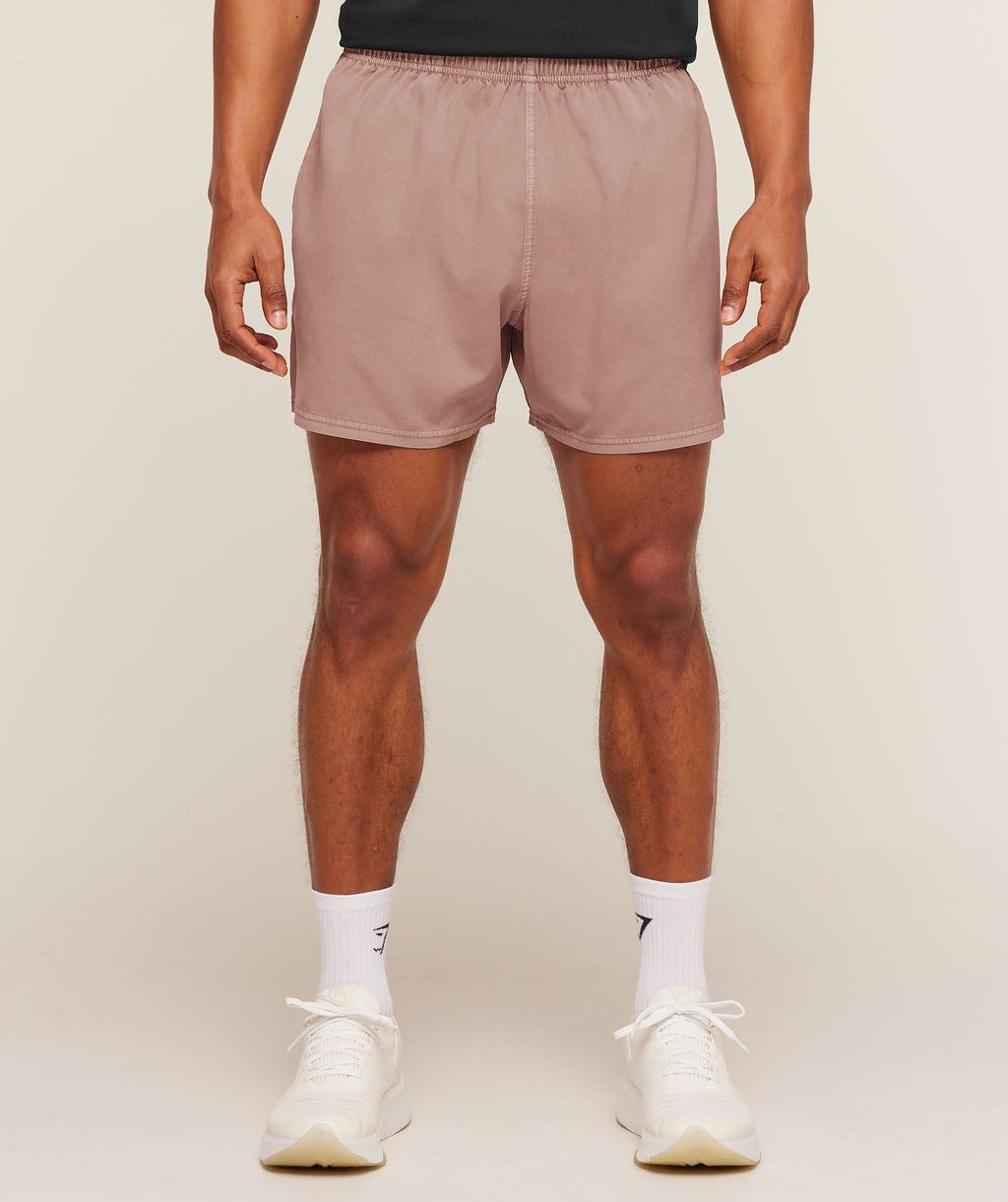 Washed Pastels Shorts - Taupe Brown/Wash