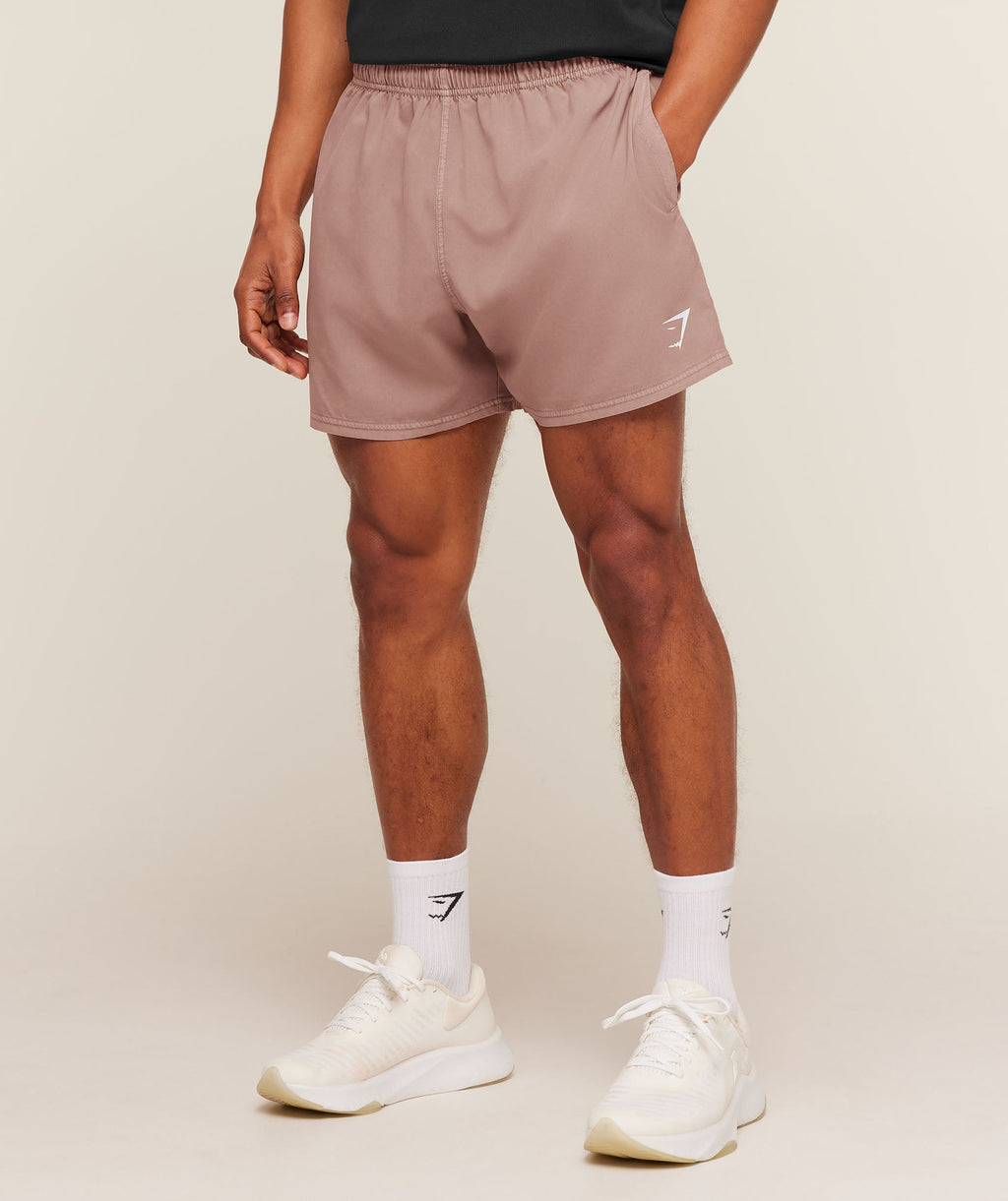 Washed Pastels Shorts - Taupe Brown/Wash