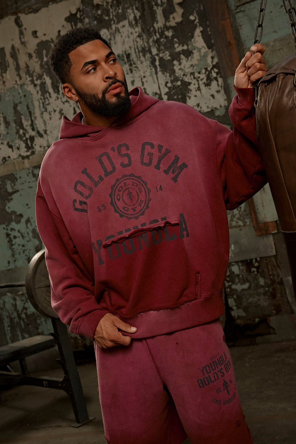 Gold's Iron Legacy Crest Hoodies