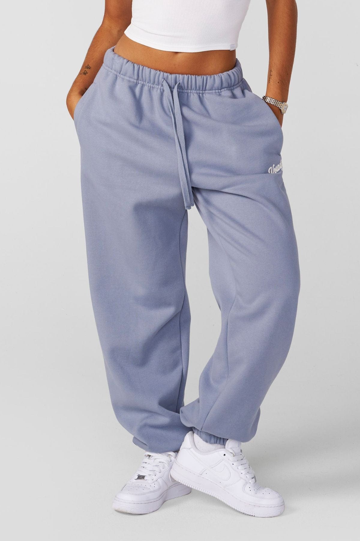 Soft Serve Joggers - Dusty Blue