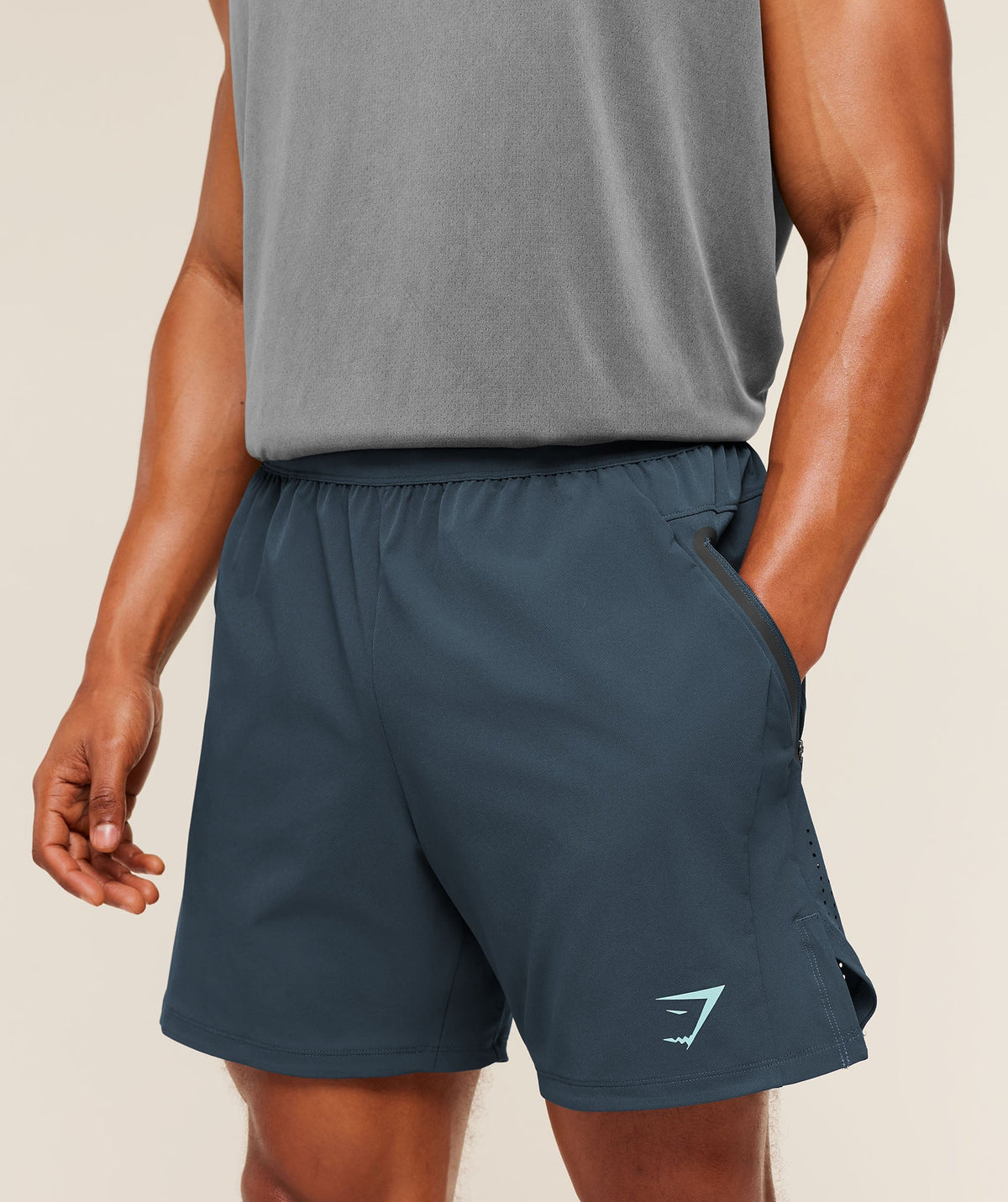 Sport Hybrid 6" Shorts - Stealth Blue
