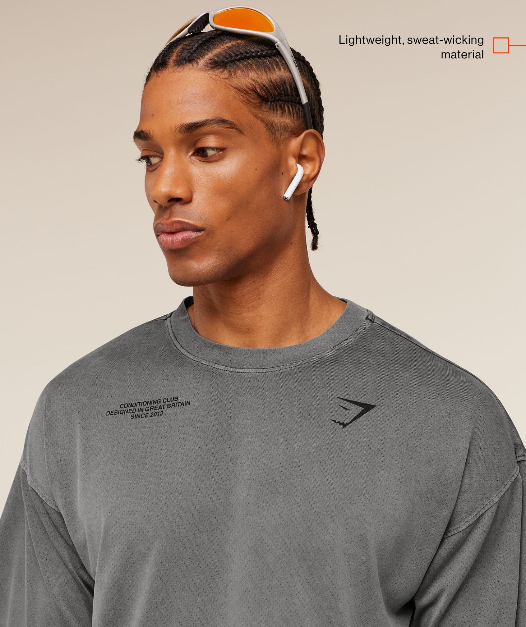 Gymshark Conditioning Club Washed T-Shirt Negro
