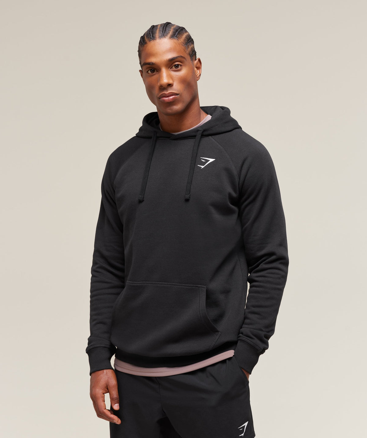 Crest Hoodie - Black