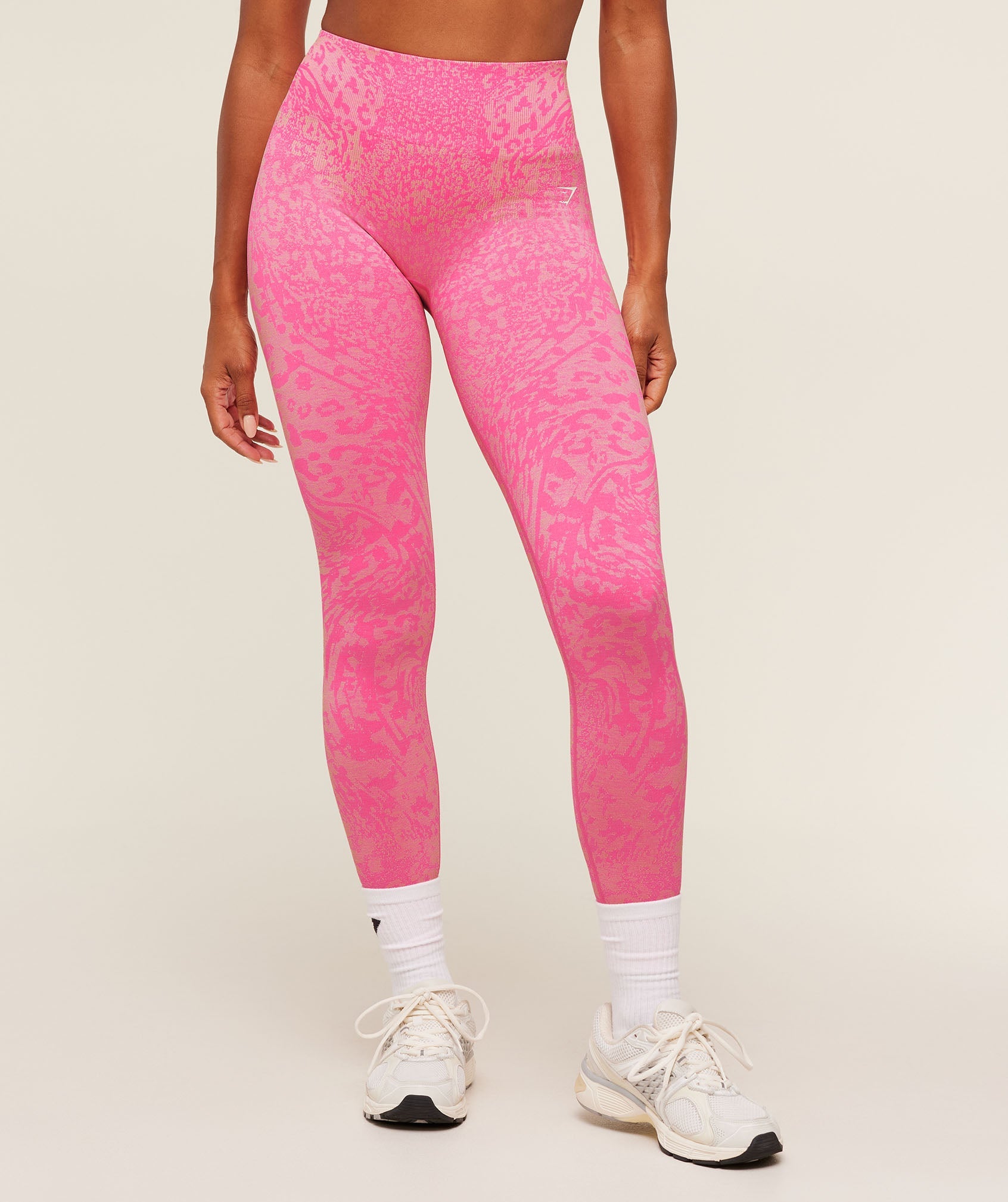 Adapt Animal X Whitney Leggings - Electric Pink / Sorbet Yellow