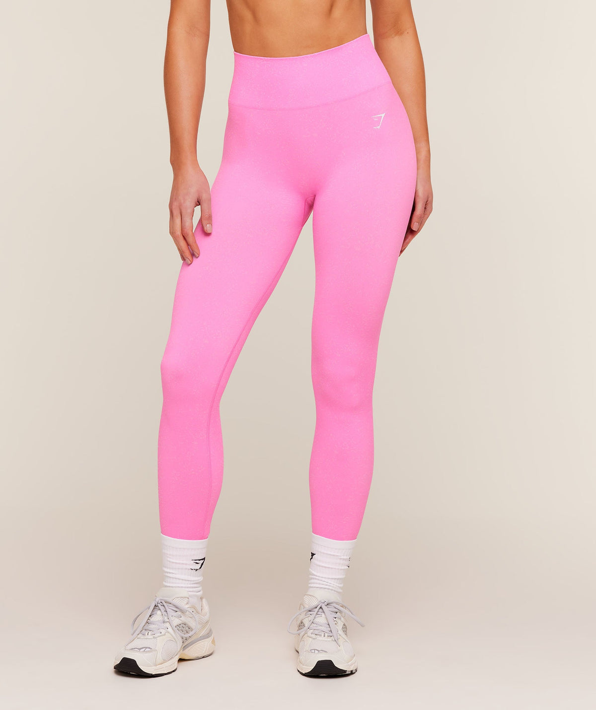 Adapt Fleck x Whitney Leggings - Focus Pink/Tinted White