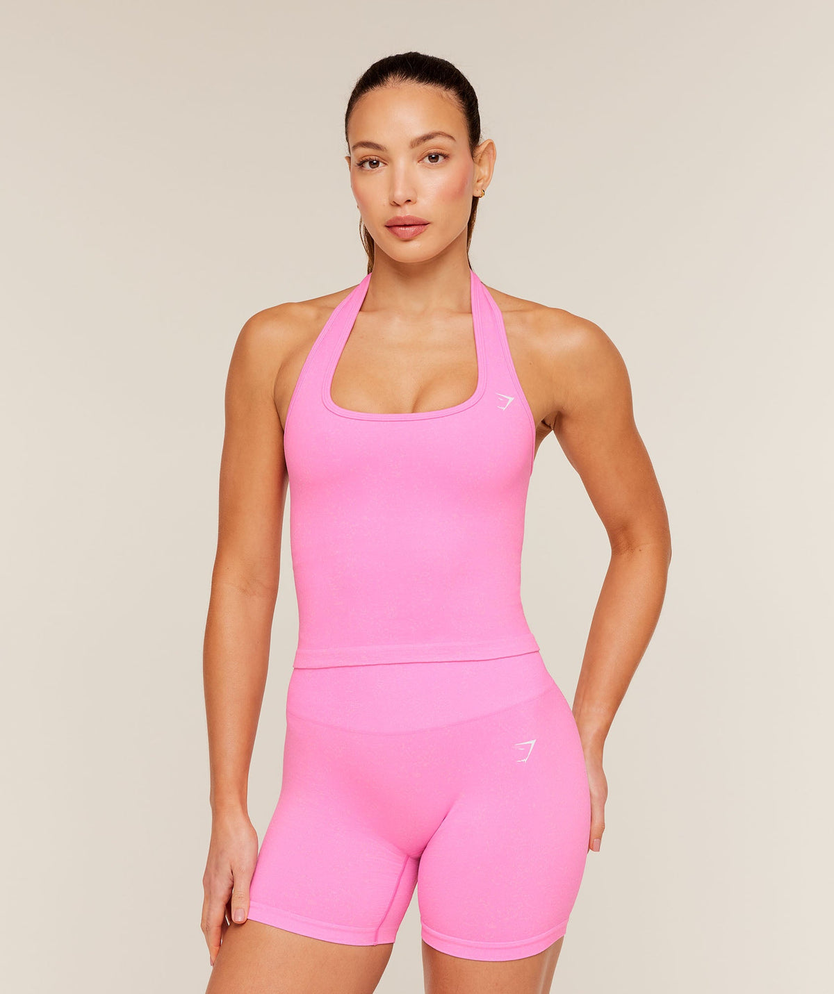 Adapt Fleck x Whitney Tank With Shelf - Focus Pink/Tinted White
