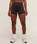 Adapt Houndstooth Shorts - Black/Chestnut Pink ;)