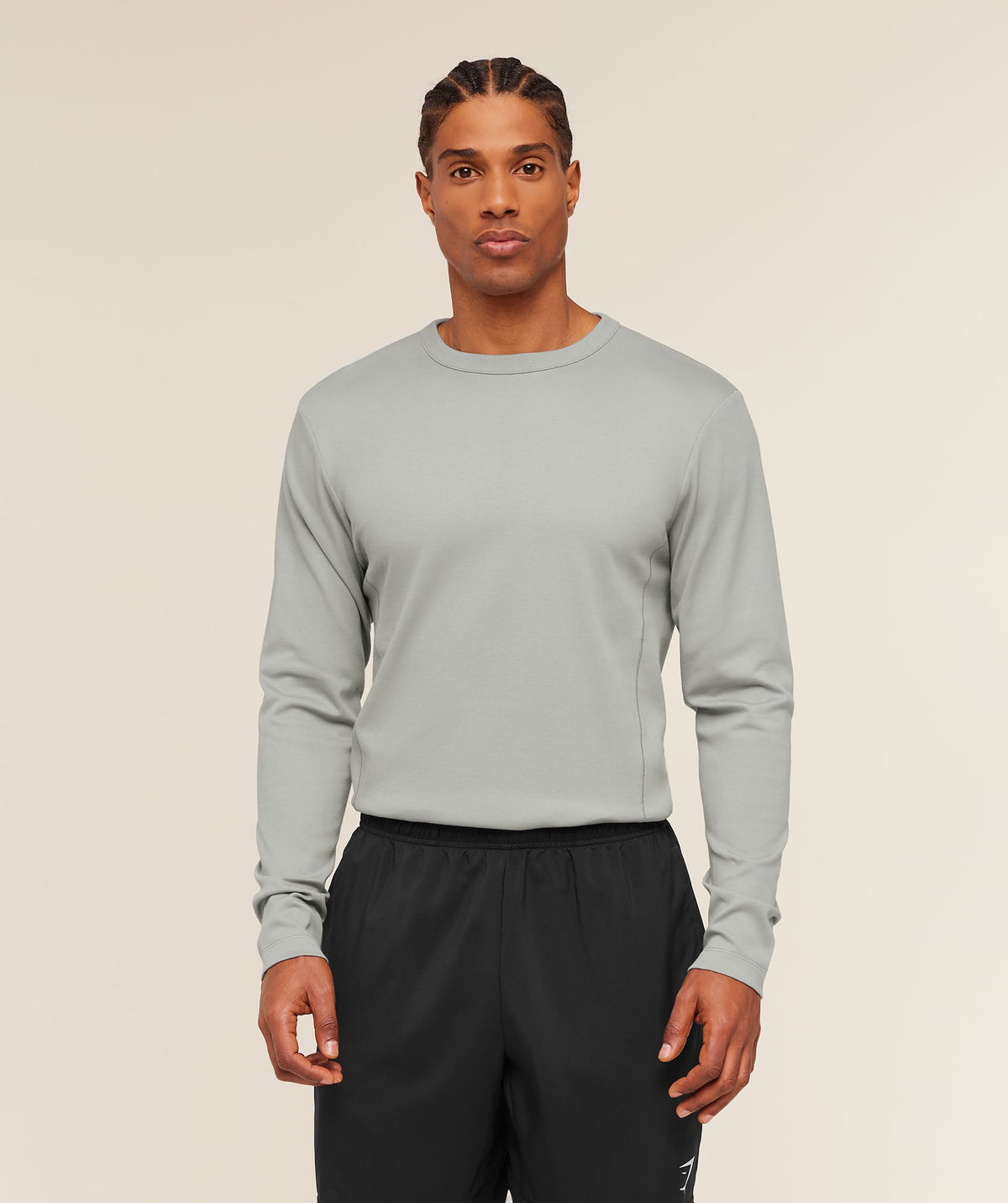 Off Duty Long Sleeve T-Shirt - Smokey Grey