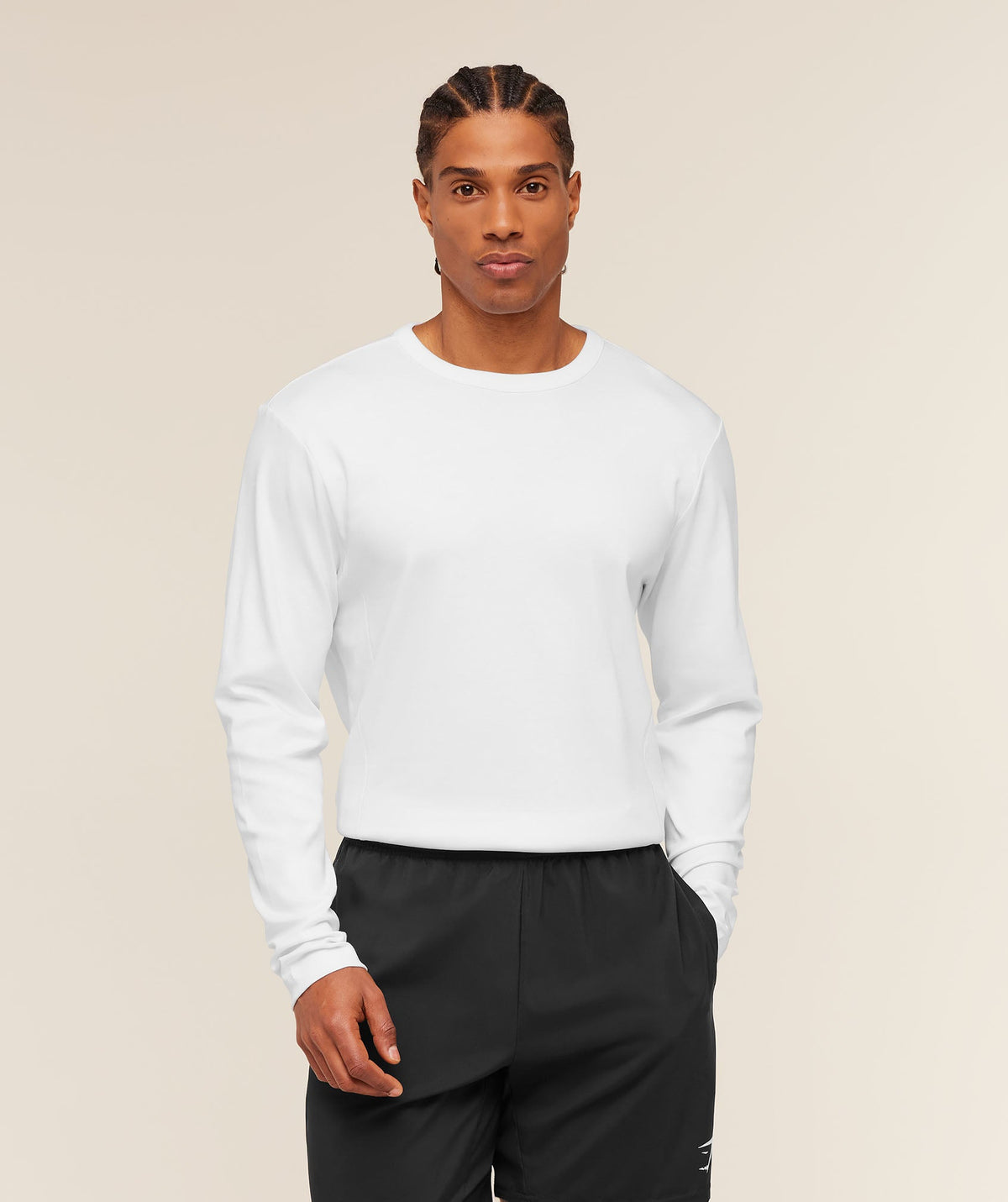 Off Duty Long Sleeve T-Shirt - White