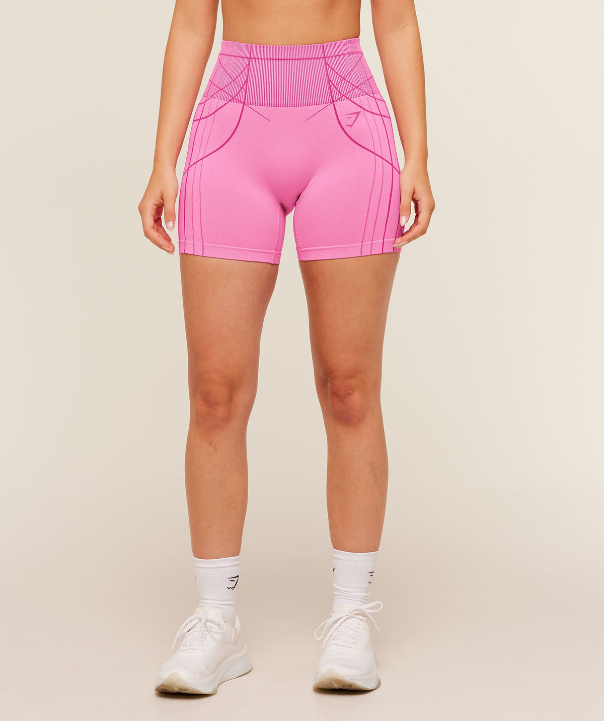 Apex Seamless Shorts - Focus Pink/Super-Set Pink