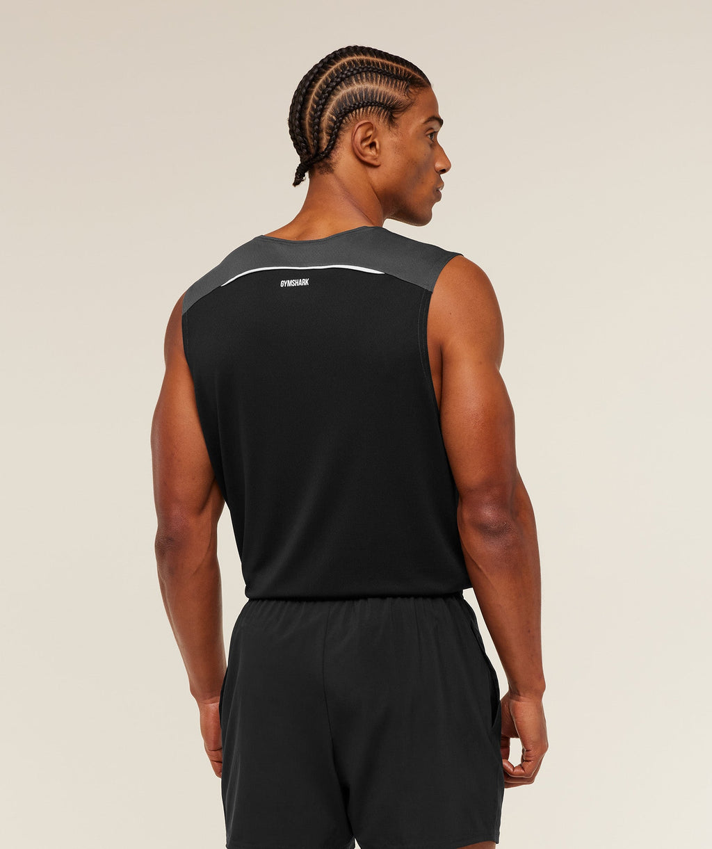 Arrival Contrast Tank - Grey/Black