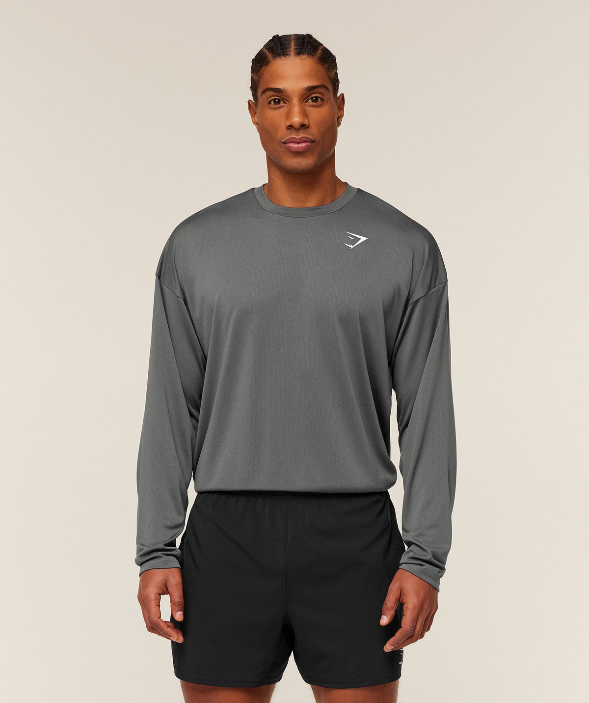 Arrival Oversized Long Sleeve T-Shirt - Silhouette Grey ;)