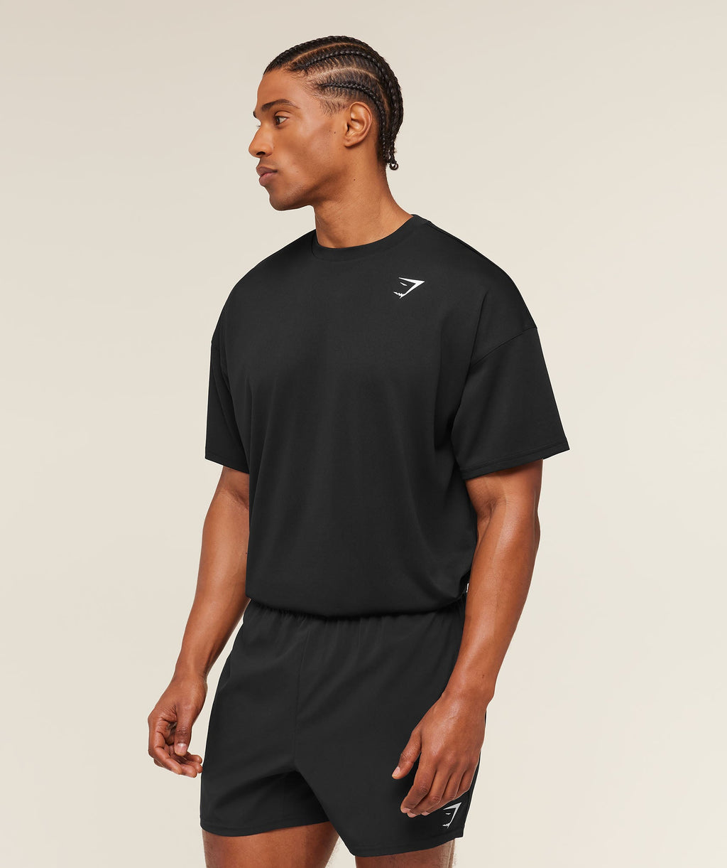 Arrival Oversized T-Shirt - Black - vista 2