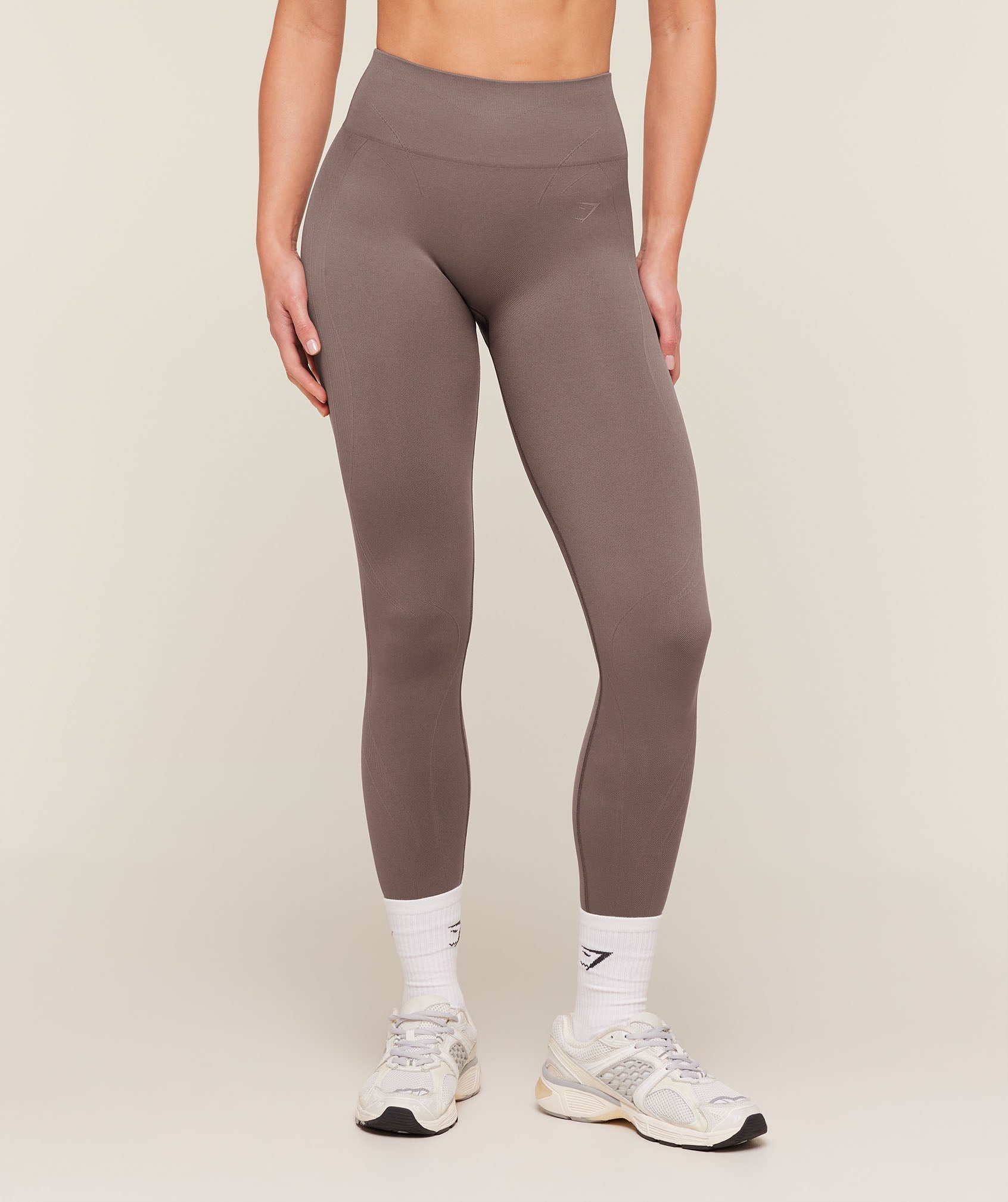 Poise Seamless Leggings - Cool Brown