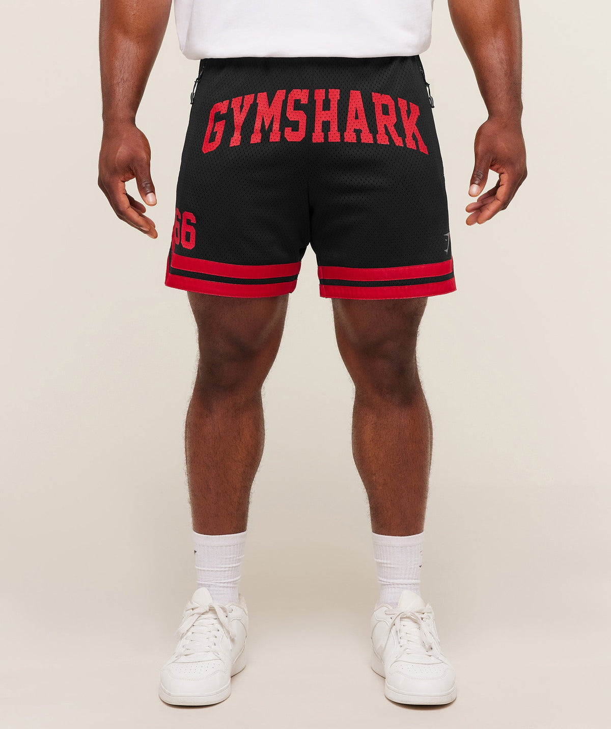 Varsity Mesh Shorts - Black/Conditioning Red ;)