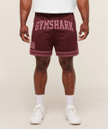 Varsity Mesh Shorts - Rich Maroon/Reset Pink ;)