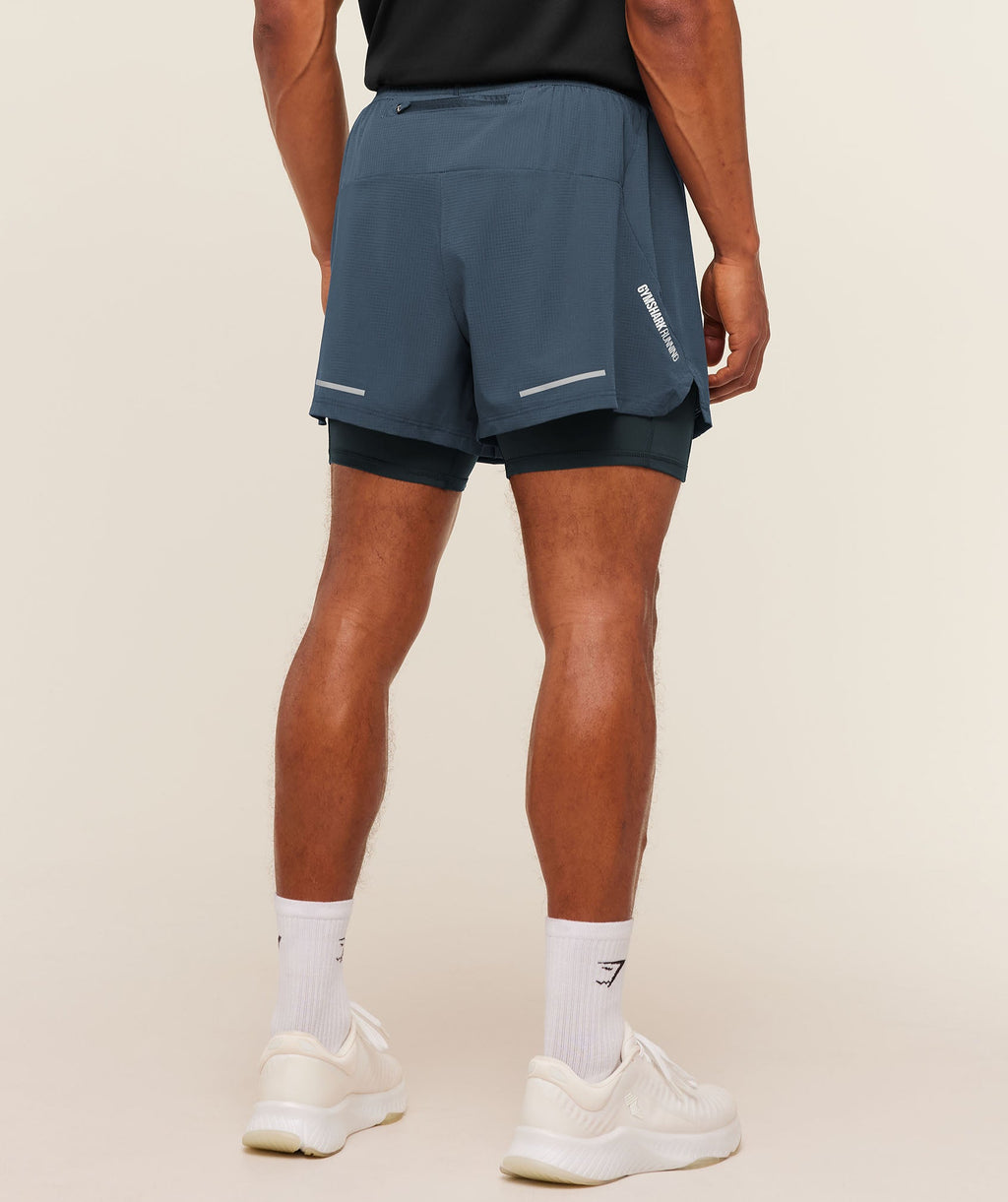 Running 4" 2in1 Shorts - GS Stealth Blue/GS Deep Petrol Blue