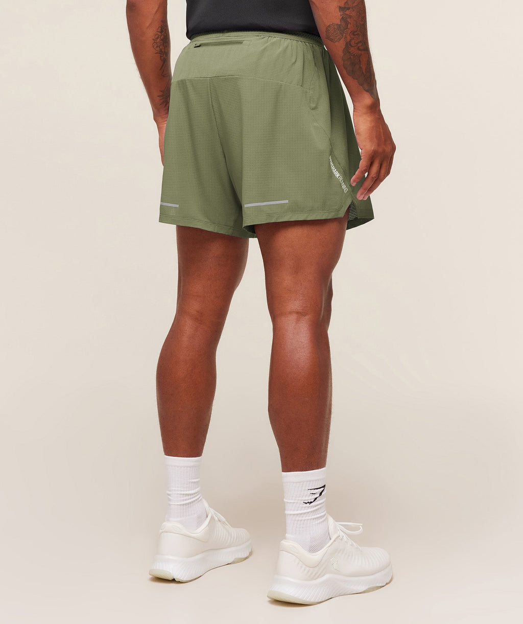 Running 5" Shorts - GS Grounded Green
