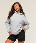 Cosy Luxe Hoodie - Soft Grey Marl ;)