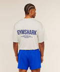Conditioning Club Oversized T-Shirt - Tinted White/Force Blue