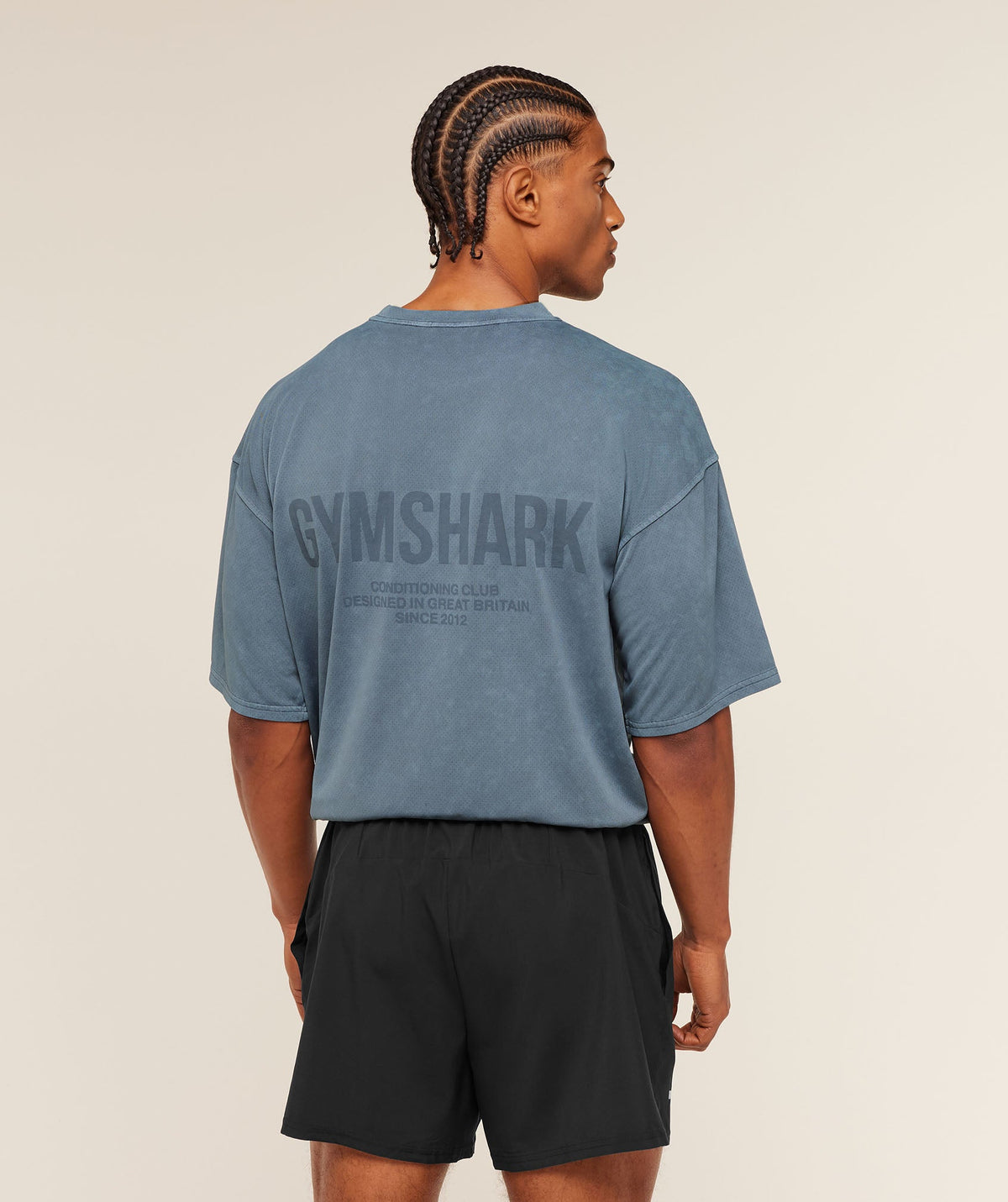 Conditioning Club Washed T-Shirt - Iron Blue/Wash ;)