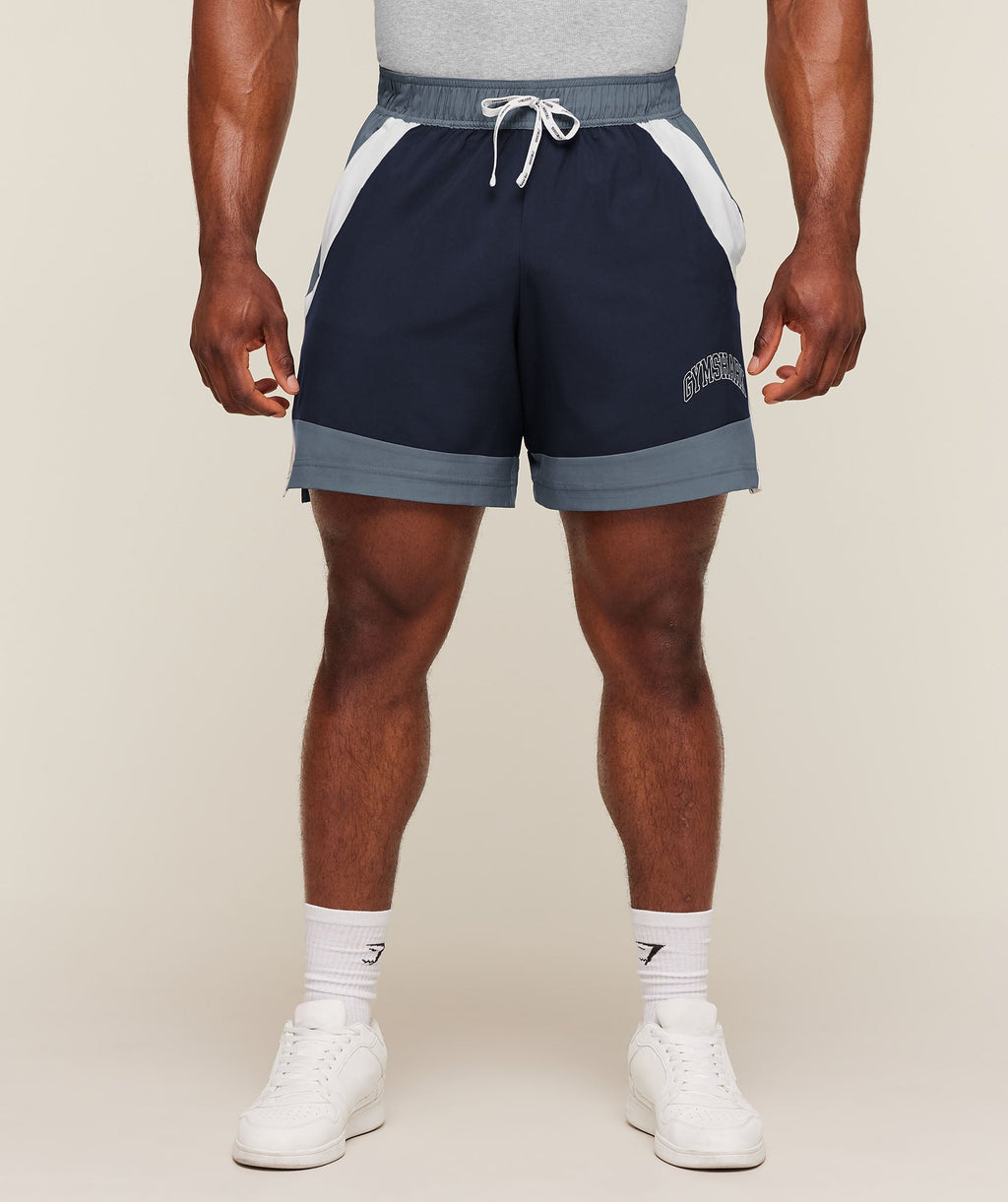 Collegiate Tech Shorts - Iron Blue