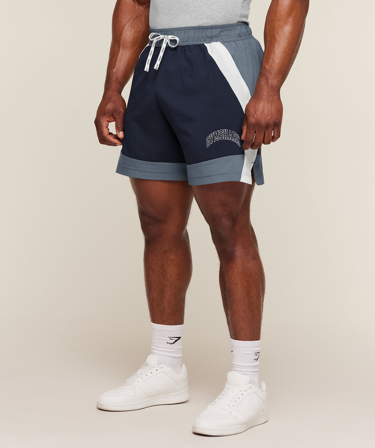 Collegiate Tech Shorts - Iron Blue