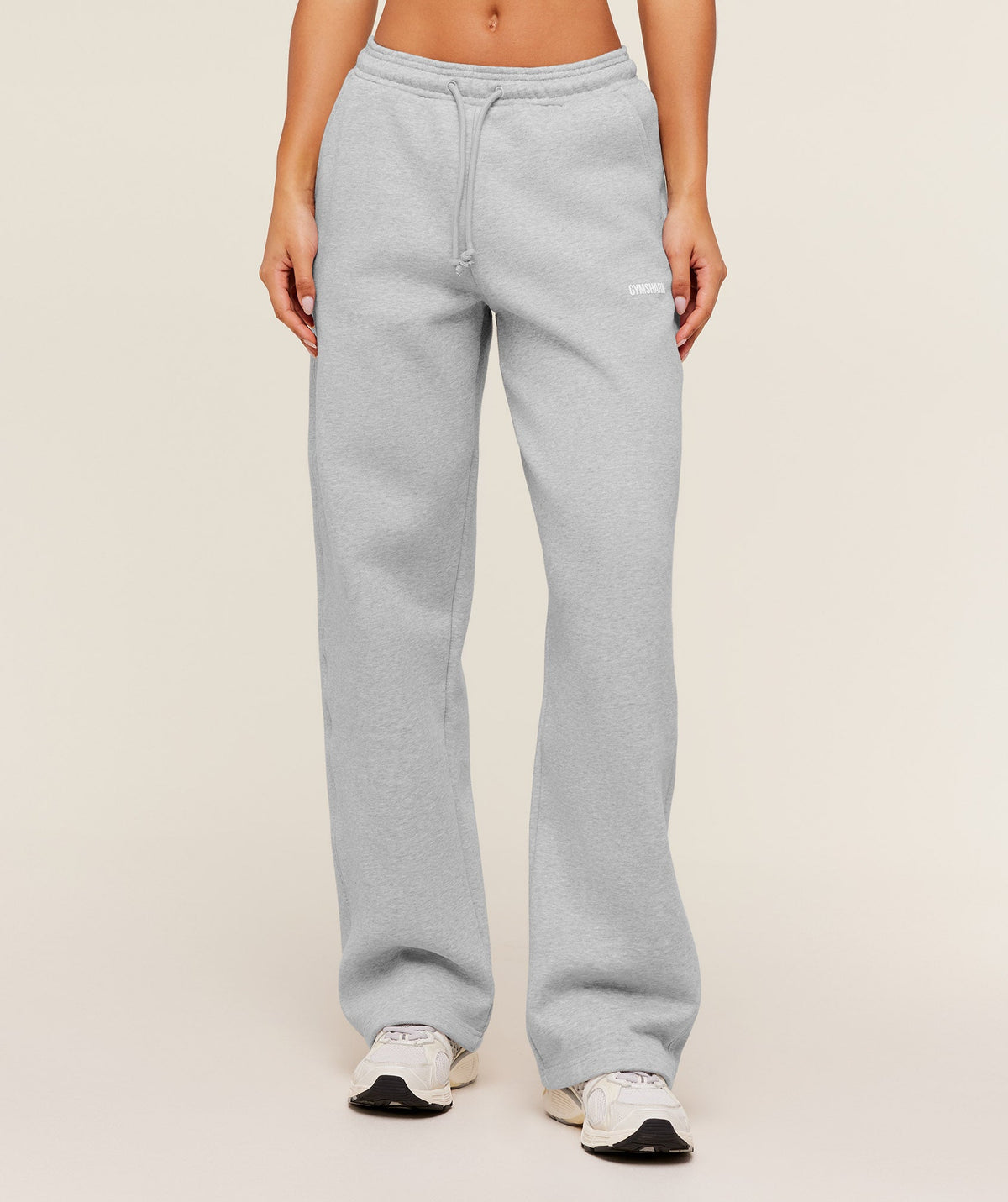 Cosy Luxe Straight Leg Tall Joggers - Soft Grey Marl ;)