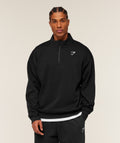 Crest Oversized 1/4 Zip - GS Black ;)