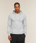 Crest Hoodie - Light Grey Marl ;)