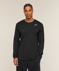 Crest Long Sleeve T-Shirt - Black ;)