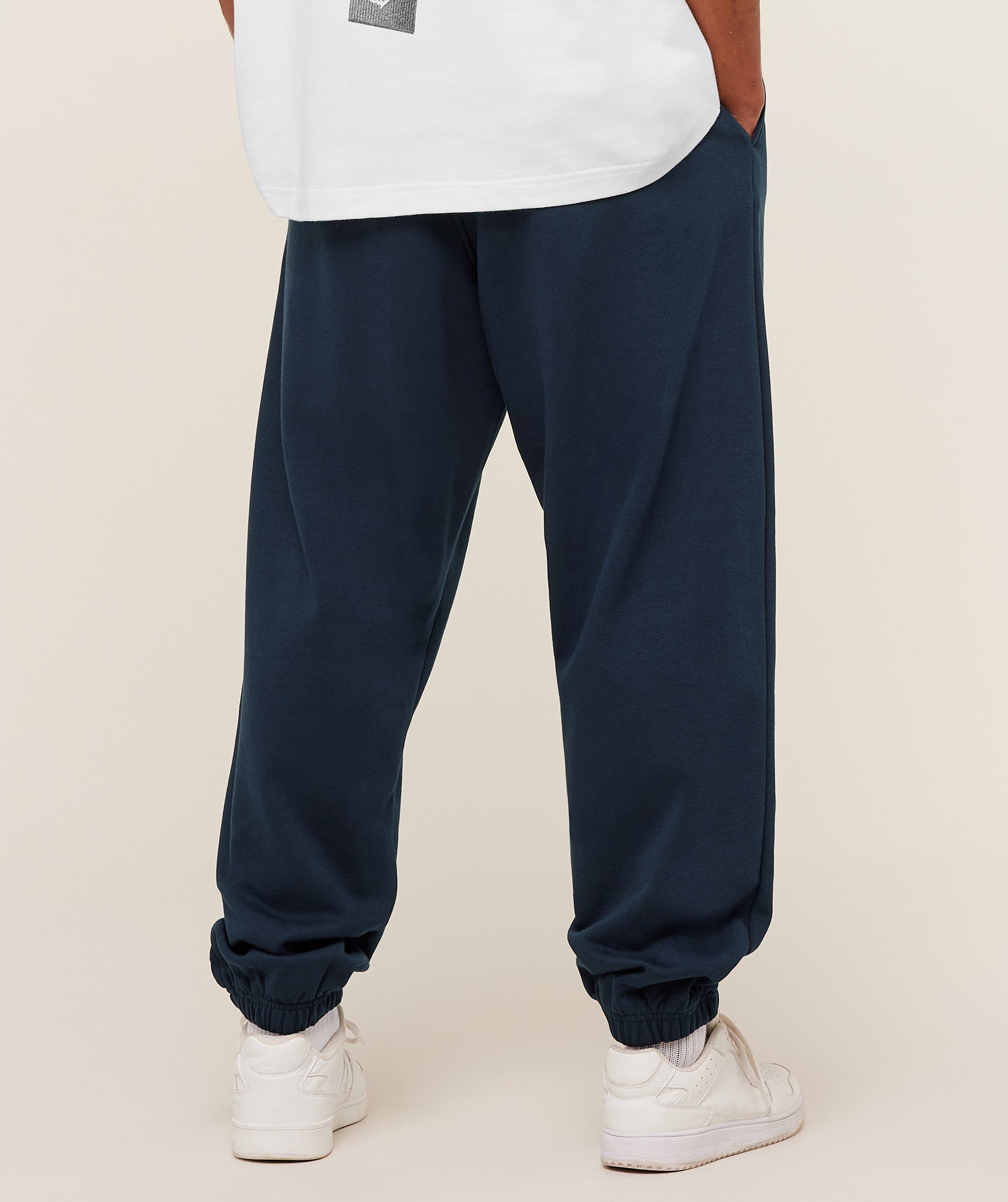 Gymshark Crest Oversized Joggers Azul Marino