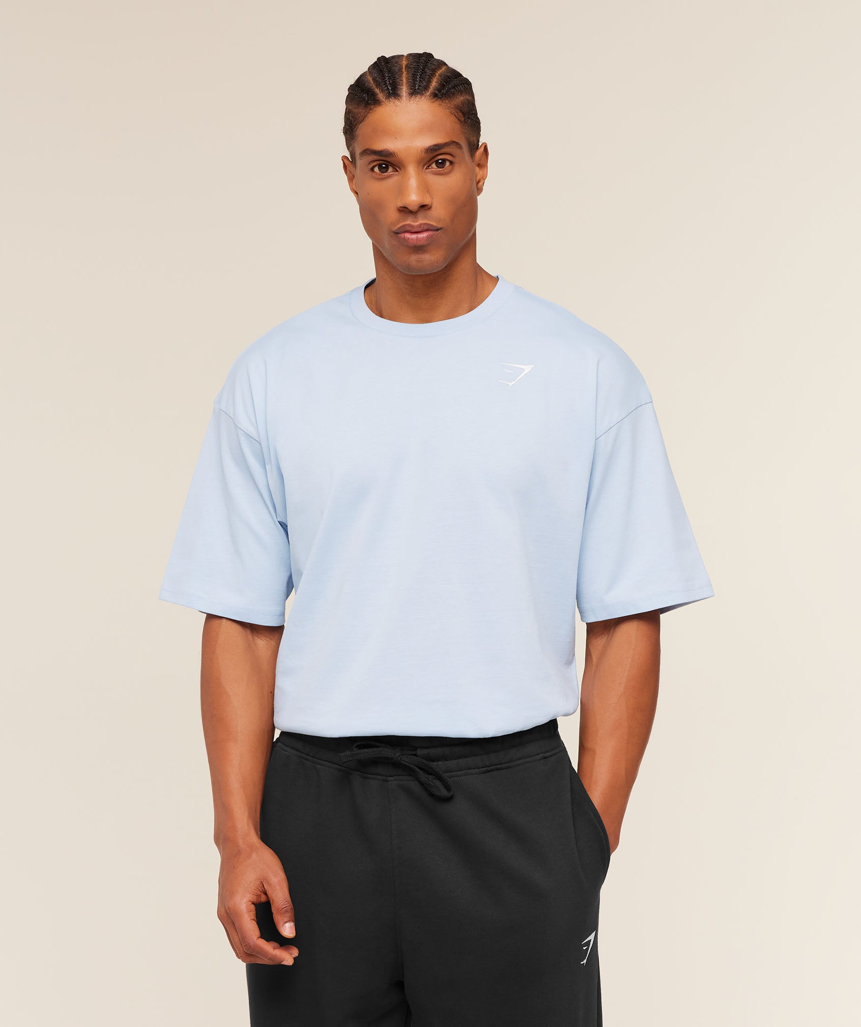 Crest Oversized T-Shirt - Chilled Blue ;)
