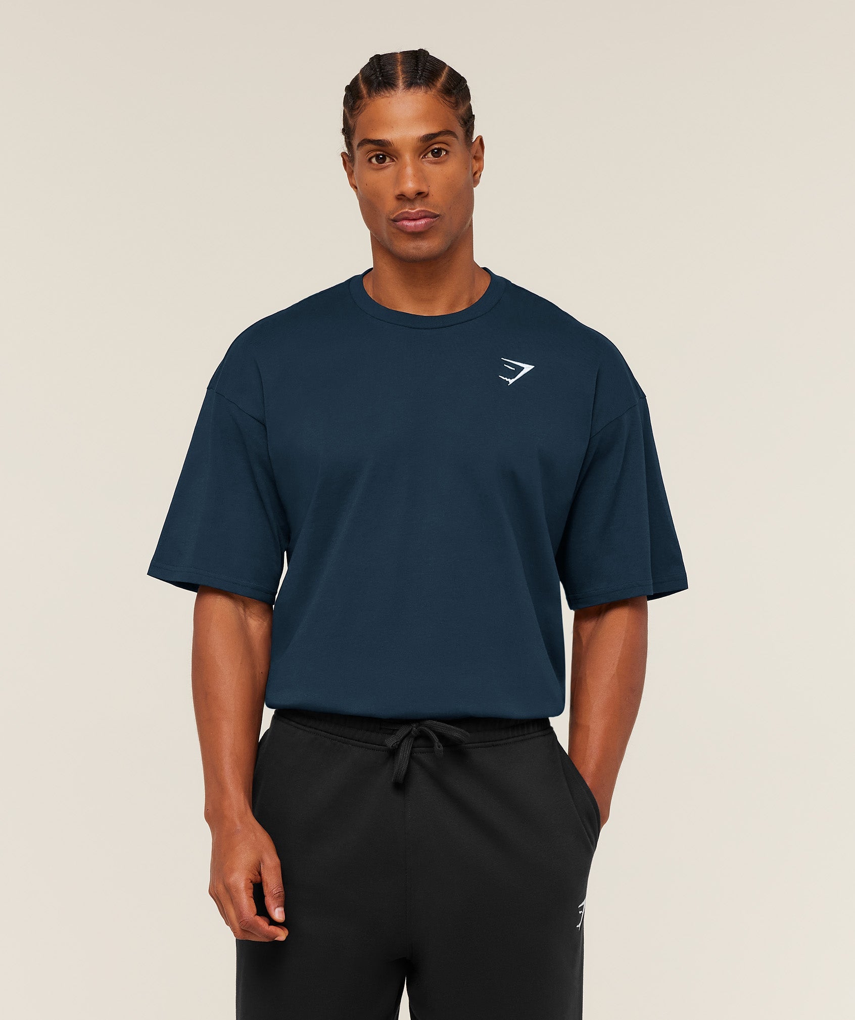 Crest Oversized T-Shirt - GS Navy ;)