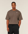 Crest Oversized T-Shirt - Soft Brown ;)