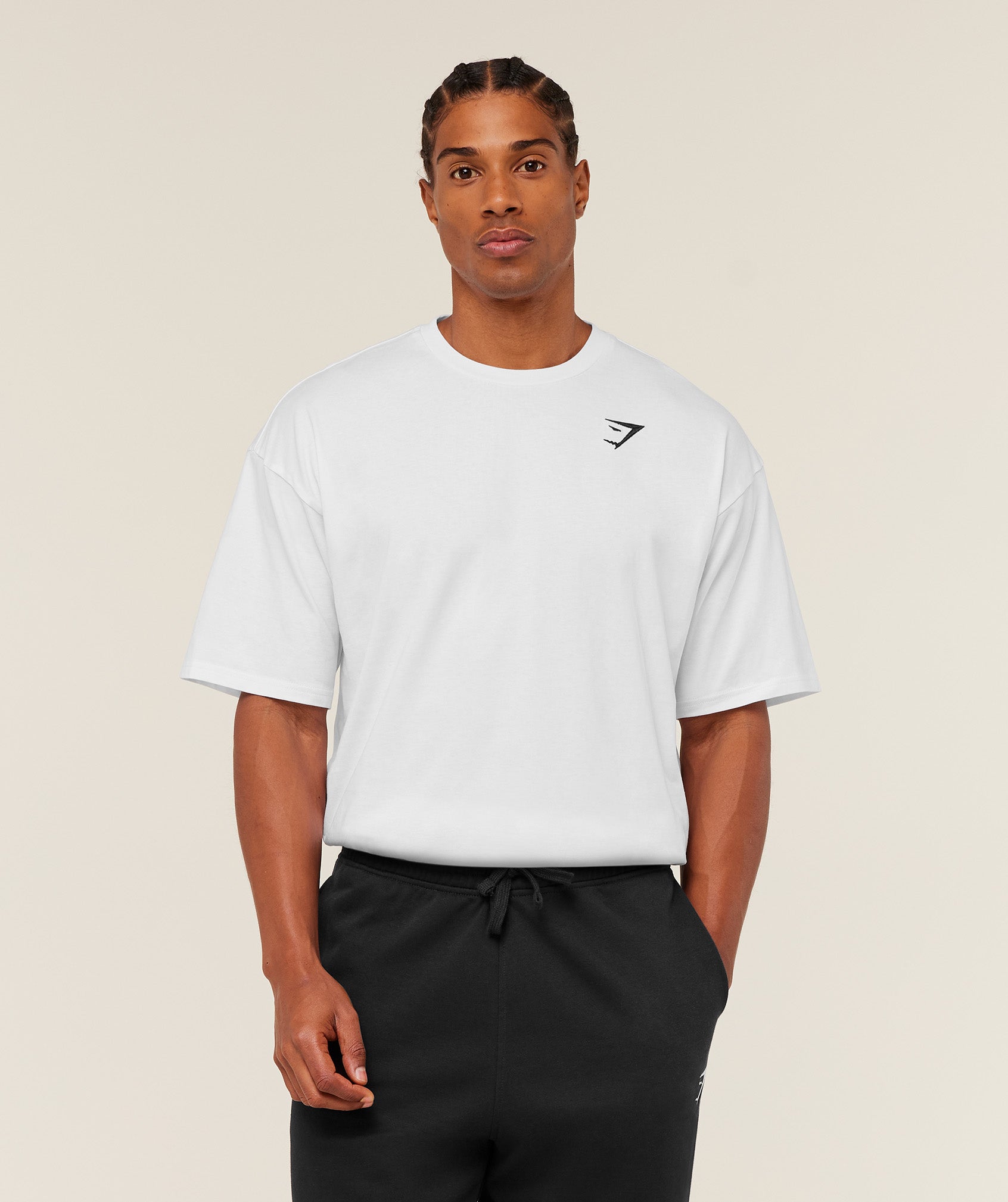 Crest Oversized T-Shirt - GS White ;)