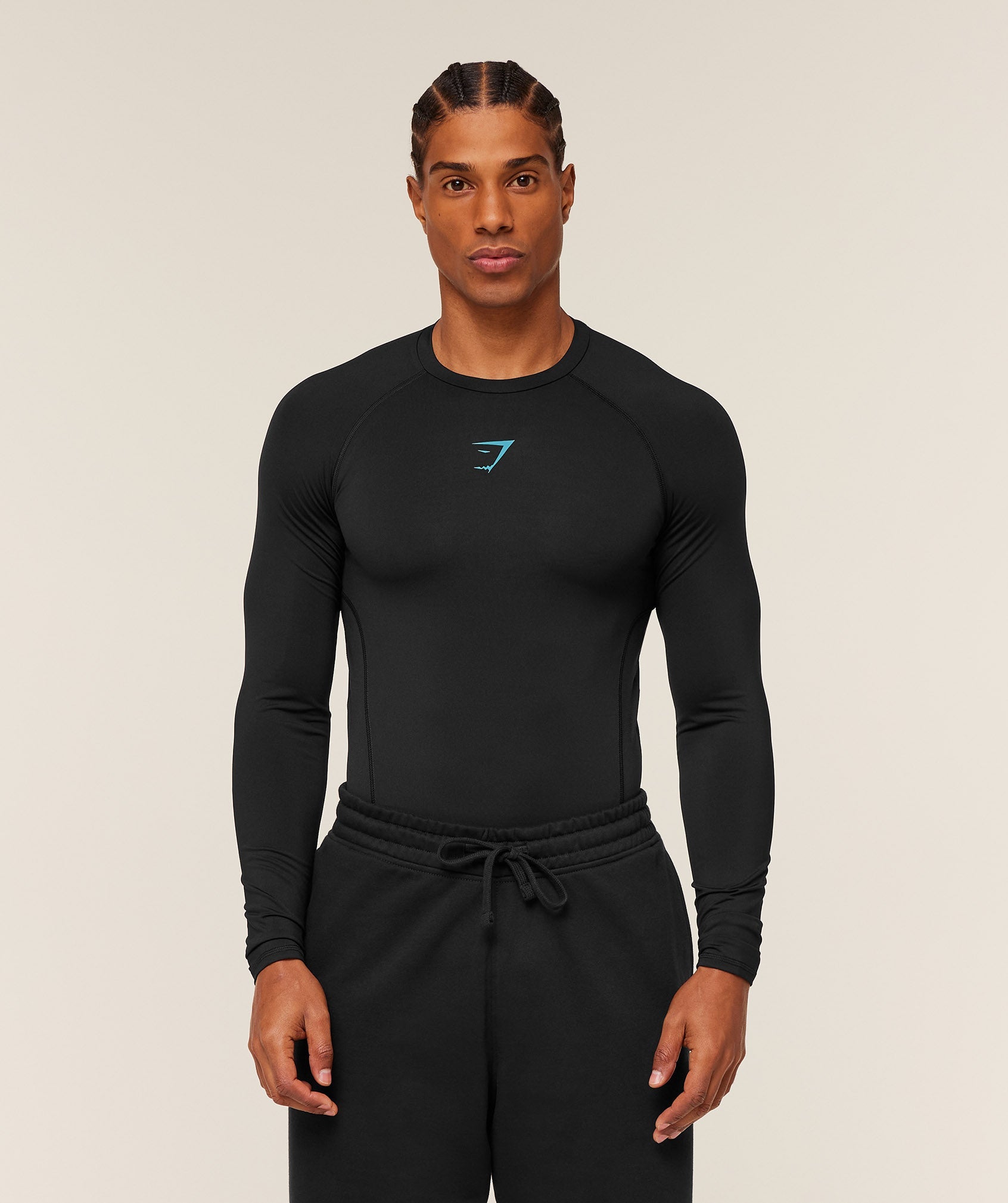 Element Baselayer Long Sleeve T-Shirt Black/Brand Blue